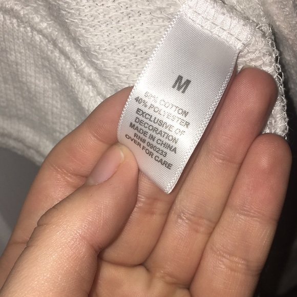 Cream/White Zipper Jacket - Picture 4 of 4